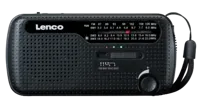 Lenco MCR-113 Noodradio FM radio Zwart - thumbnail
