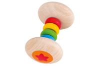 Heimess houten bijtring regenboog - thumbnail