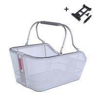 BASIL Fietsmand cento tech fiber nordlicht mik 21 liter 39 x 24 x 15 cm blauw zilver - thumbnail