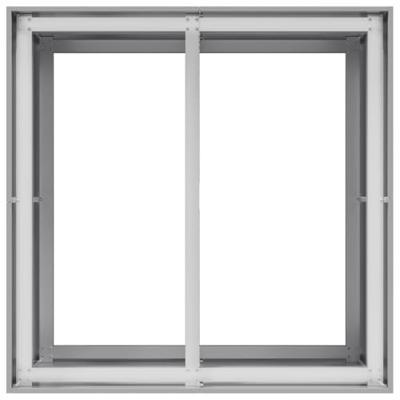 VidaXL Plantenbak 80x80x80 cm gegalvaniseerd staal