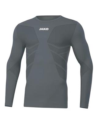 JAKO 6455 Longsleeve Comfort 2.0 - Steengrijs - XS