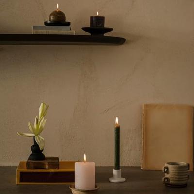 Kaars rustiek 80/110 mm donkergroen Spaas - Spaas Kaars rustiek 80/110 mm donkergroen Spaas - Spaas