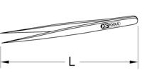KS Tools 9642901 Pincet Plat 150 mm - thumbnail