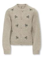 Kids ONLY winter vest meisjes - grijs - KogCody - regular fit, gebreid - thumbnail