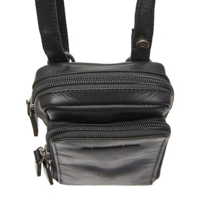 The Chesterfield Brand Valdes - Leren telefoontasje - Zwart