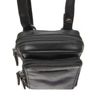 The Chesterfield Brand Valdes - Leren telefoontasje - Zwart - thumbnail