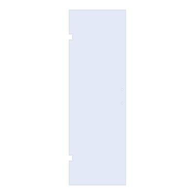 BRAUER Deur smal 80 helder glas geschikt voor tweepuntsgreep