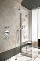 Regendoucheset Inbouw Hotbath Amice Get Together 22cm Rond Glans Chroom Thermostaatkraan met Handdouche 3 Greeps - thumbnail