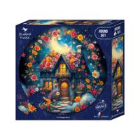 Le Cottage Fleuri Puzzel Rond 501 stukjes - thumbnail