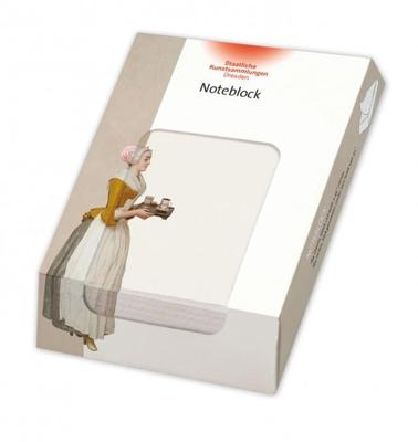 Memo blocnote: Das Schokoladenmädchen, Jean-Etienne Liotard, SKD Memo blocnote: Das Schokoladenmädchen, Jean-Etienne Liotard, SKD