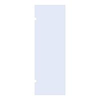 BRAUER Wand 80 helder glas enkelzijdige uitsparingen - thumbnail
