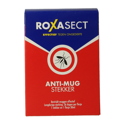 Roxasect Stekker tegen muggen op basis van prallethrin 1 Stuks