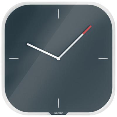 Wandklok leitz cosy glas grijs | 4 stuks