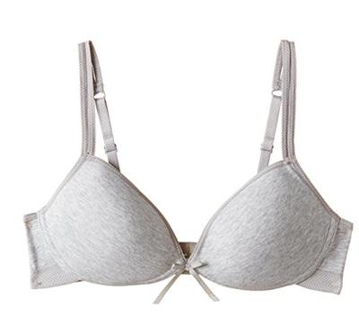 Boobs & Bloomers tiener BH voorgevormd - Eerste bh - Kinder bh kleine maten - 65AA - Grijs - 65AA - 65AA - 65AA - 65AA - 65AA