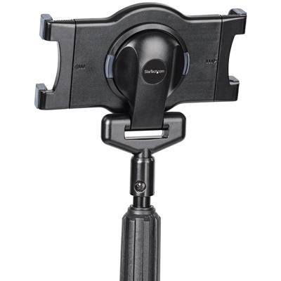 StarTech.com Mobiele Tablet Standaard met Vergrendelbare Wielen - In Hoogte Verstelbaar - Universele Vloerstandaard voor 7-11 inch Tablets, Tablet Stand met Afneembare Tablethouder (STNDTBLTMOB)
