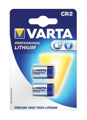 Varta VARTA LITHIUM Cylindrical CR2 Blister 2 CR2 Fotobatterij Lithium 880 mAh 3 V 2 stuk(s) Varta VARTA LITHIUM Cylindrical CR2 Blister 2 CR2 Fotobatterij Lithium 880 mAh 3 V 2 stuk(s)