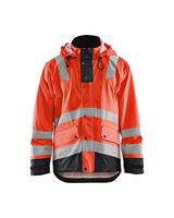 Blåkläder Regenjas High-Vis LEVEL 2 43022003 | High-Vis Rood/Zwart | Maat XL - 7330509570708 - thumbnail