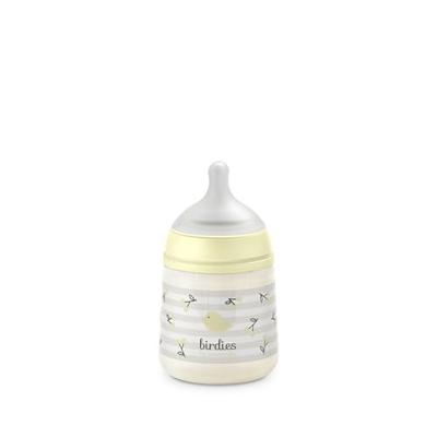 SUAVINEX Birdies Babyfles - SX Pro S Speen - 150 ml - 0 tot 3 maanden - Beige