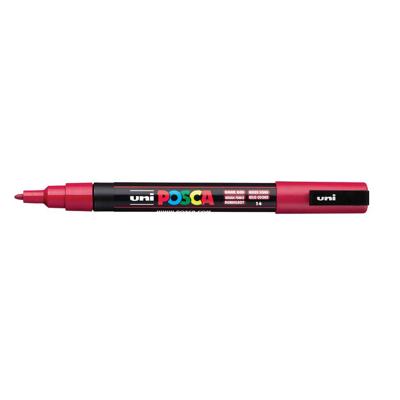 Uni POSCA paintmarker PC-3M, 1,5 mm, donkerrood Uni POSCA paintmarker PC-3M, 1,5 mm, donkerrood