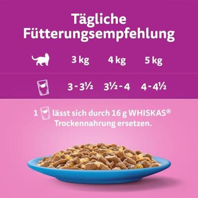 Whiskas 1+ Vis Selectie in gelei natvoer kat multipack (85 g) 2 verpakkingen (80 x 85 g) - thumbnail