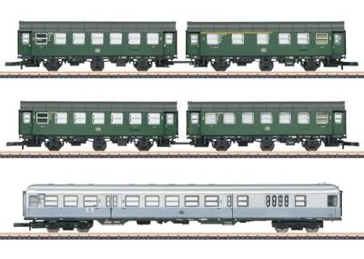 Märklin 87074 Z 5-delige set personenrijtuigen omkeertrein van de DB, MHI Märklin 87074 Z 5-delige set personenrijtuigen omkeertrein van de DB, MHI