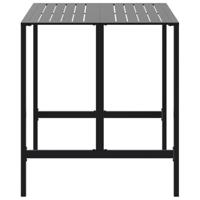 Bartafel 100x100x110 cm gepoedercoat staal zwart - thumbnail