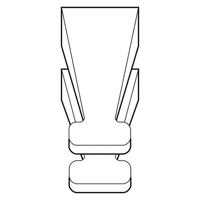 Knipex SMD-Precisie-Pincet | 115 mm Lengte - 92 01 01 - thumbnail