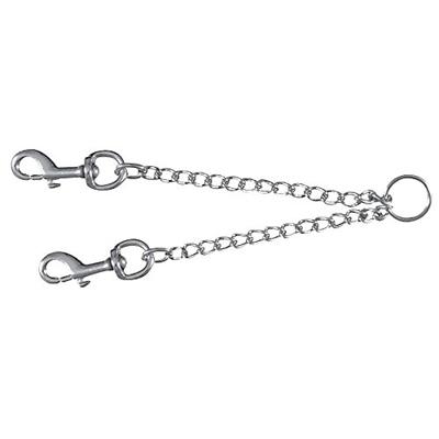 Trixie 2251 2er Koppelkette, verchromt, 42 cm/2,0 mm