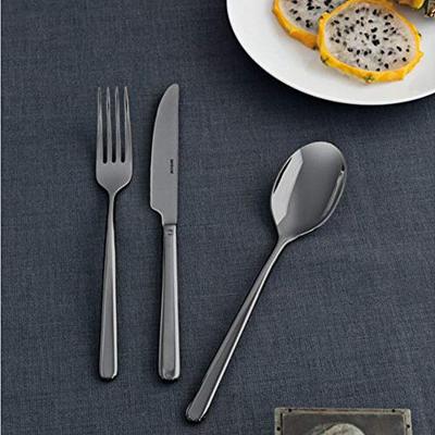 Sambonet Bestekset Linear - Zwart - 30 delig / 6 personen Sambonet Bestekset Linear - Zwart - 30 delig / 6 personen