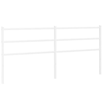 Hoofdbord 180 cm metaal wit