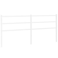 Hoofdbord 180 cm metaal wit - thumbnail