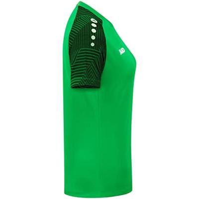 JAKO 6122D T-Shirt Performance Dames - Zachtgroen/Zwart - 34