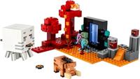LEGO minecraft 21255 hinderlaag bij het nether-portaal - thumbnail