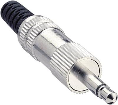 Lumberg KLS 22 Jackplug 3,5 mm Stekker, recht Aantal polen: 2 Mono Zilver 1 stuk(s)