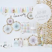 Backdrop Floral goud Pick & Mix Pastel Ginger Ray - thumbnail