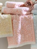 Gastendoekje set 2 ca. 35x60 cm Van Herka oranje - thumbnail