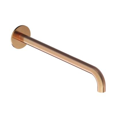 Wastafelkraan Uitloop Hotbath Cobber Rond 30 cm Geborsteld Koper Living Colours
