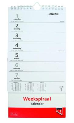 Weekspiraalkalender 2026 quantore | 10 stuks