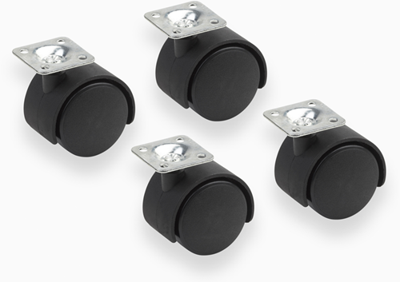 Metafranc zwenkwiel set 4-delig *nl* w - wu0418600