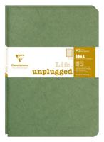 Schrift clairefontaine a5 lijn 96pag 90gr gn 2st - thumbnail