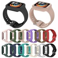 Siliconen band met case - Donkergroen - Xiaomi Redmi Watch 2 (Lite) - thumbnail