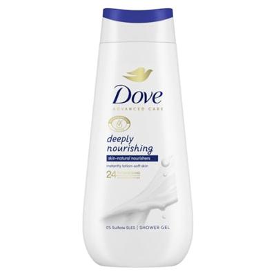 Dove Advanced Care Verzorgende Douchegel Deeply Nourishing 225 ml bij Jumbo