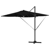 Roma Parasol Zwart 286 x 285 x 270 cm Aluminium en Polyester - thumbnail