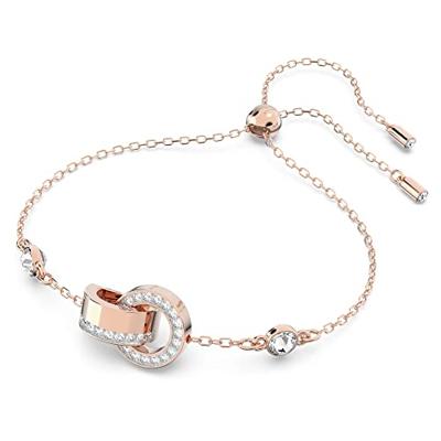 Swarovski 5636498 Armband Hollow rosekleurig-wit 24 cm - thumbnail