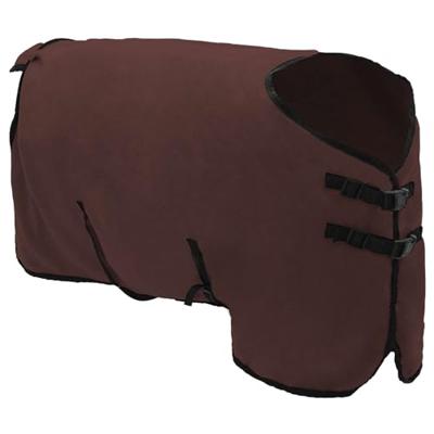 VidaXL Paardendeken volledig donkerbruin polyester