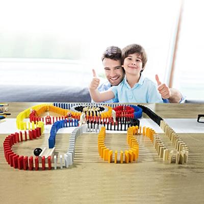 Dorjee Houten Dominostenen Rally 115-delig Dorjee Houten Dominostenen Rally 115-delig