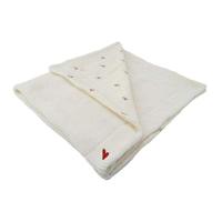 Dubbelzijdige deken - DOMIVA - Maternity Love - 75 x 100 cm - Grof gebreid en mousseline - thumbnail