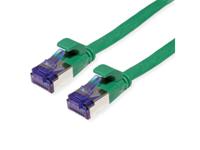 VALUE FTP patchkabel, Cat.6A (Class EA), extra plat, groen, 3 m - thumbnail