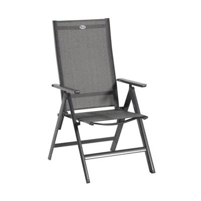 Hartman Verstelbare Tuinstoel 'Aruba' kleur Antraciet Hartman Verstelbare Tuinstoel 'Aruba' kleur Antraciet