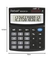 Rebell RE-SDC412-BX Calculator SDC412 Zwart - thumbnail